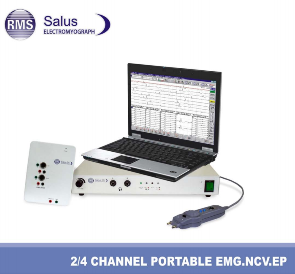 RMS 2/4 CHHANEL PORTABLE EMG . NCV.EP RMS, MODEL: SALUS 2C